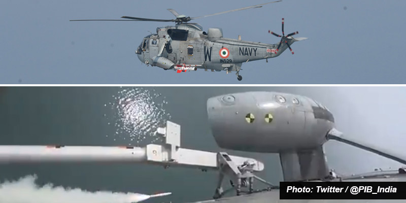 DRDO Test Fires Naval Anti Ship Missile NASM SR