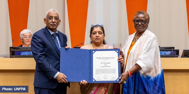UN Population Award 2025 winner