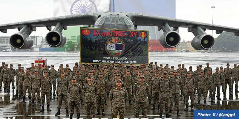India and Thailand commence military exercise 'Maitree' to enhance joint counter-insurgency and counter-terrorism capabilities.
