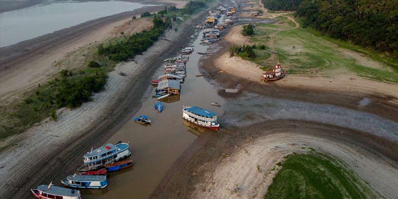Amazon River falls to lowest in over a century amid Brazil drought ...