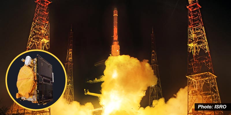 ISRO’s 100th mission GSLV-F15 successfully lifts off from Sriharikota